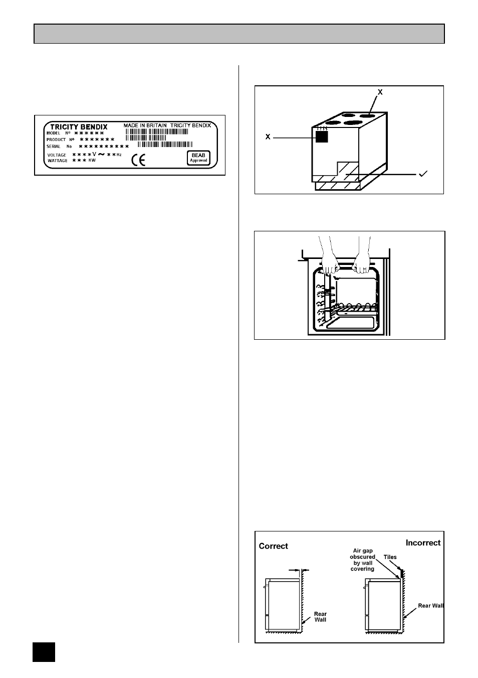 Introduction | Tricity Bendix RSE50M User Manual | Page 8 / 28