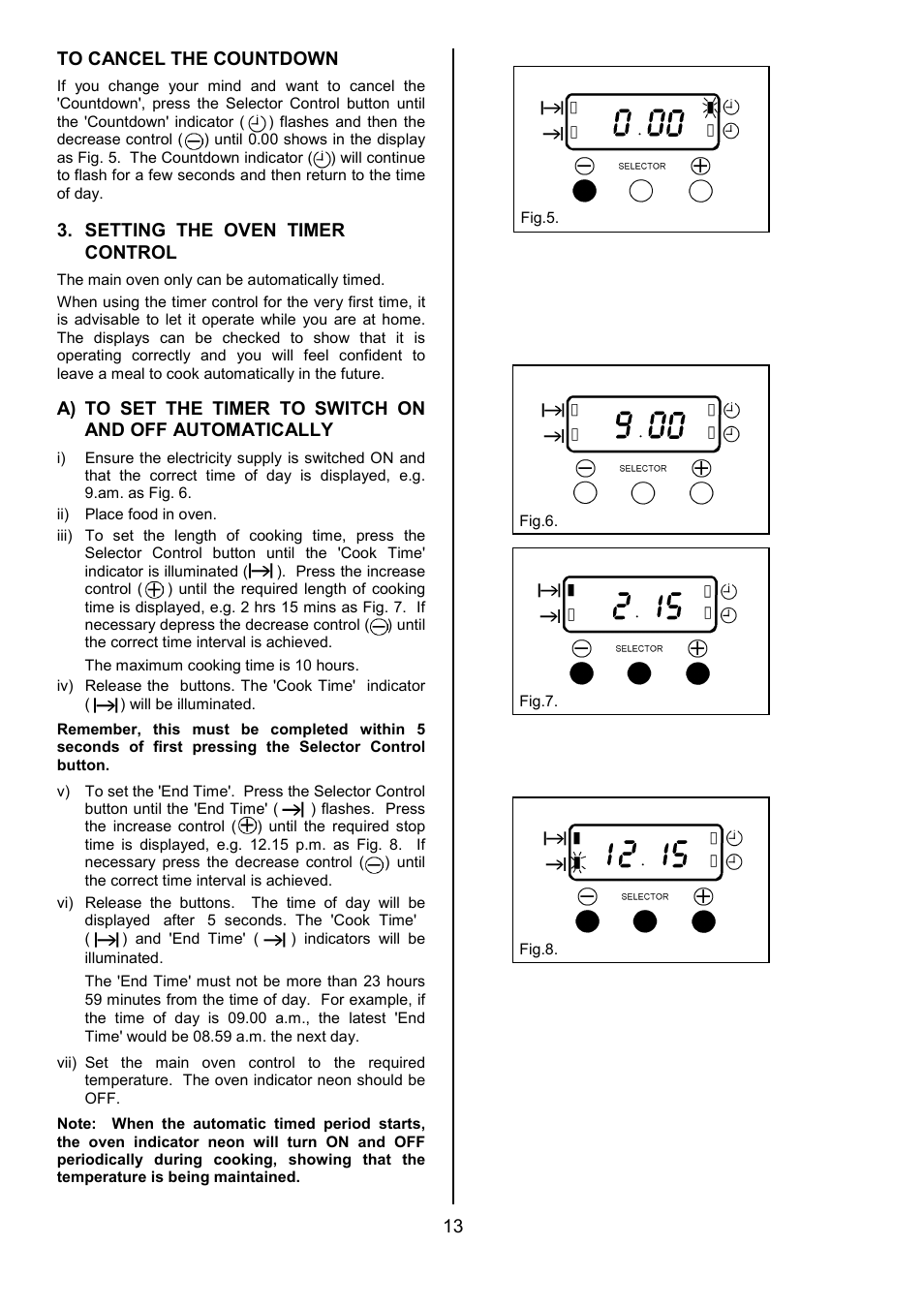 Tricity Bendix SE555 User Manual | Page 13 / 36