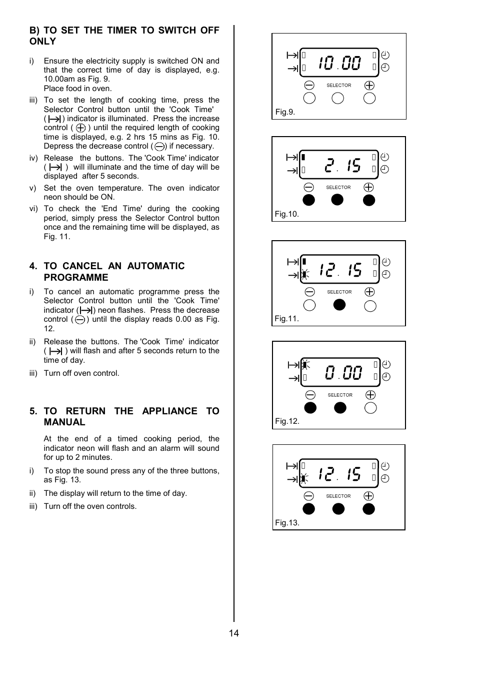 Tricity Bendix SE555 User Manual | Page 14 / 36