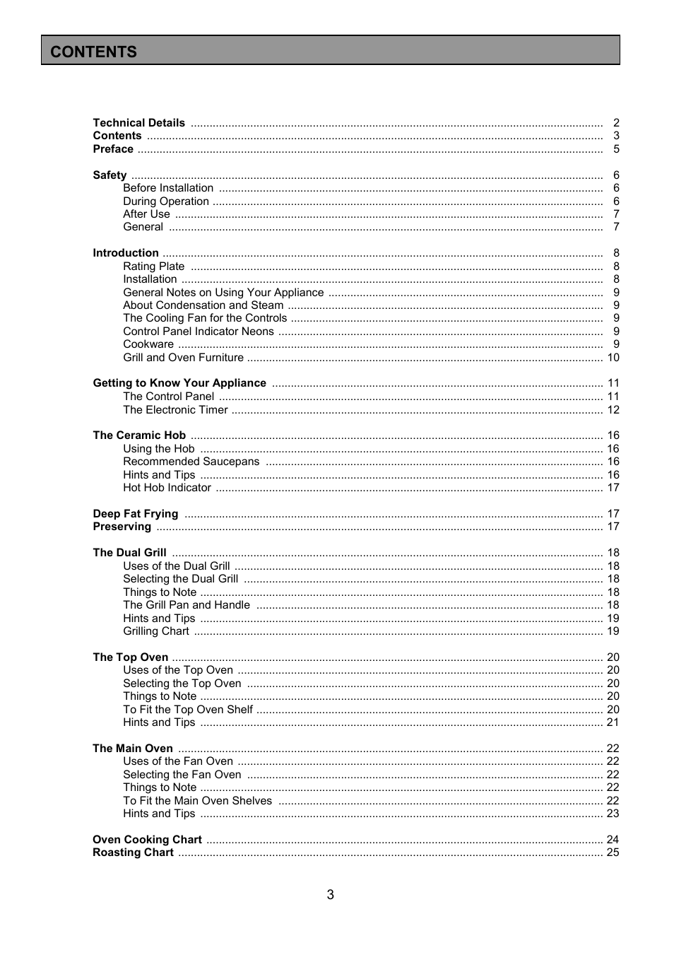 Tricity Bendix SE555 User Manual | Page 3 / 36