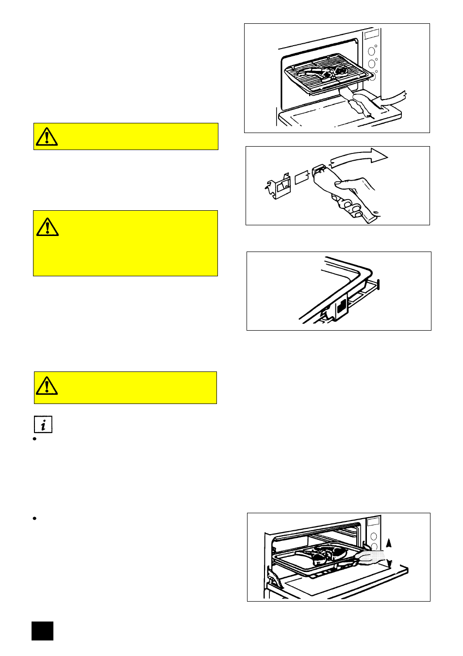 The grill pan and handle | Tricity Bendix E 750 User Manual | Page 16 / 56
