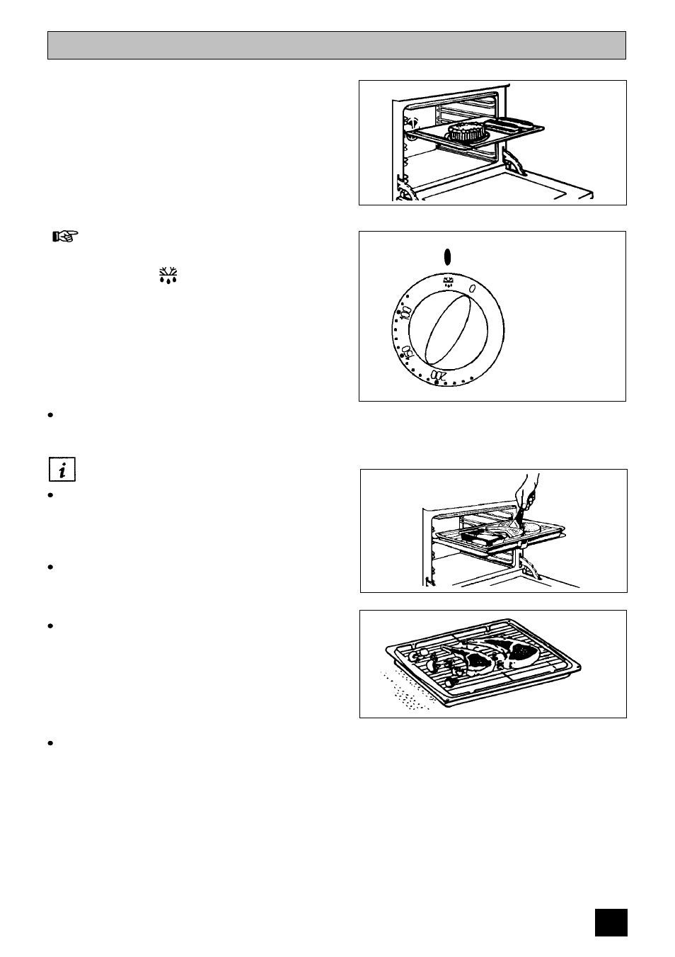 Defrosting in the main fan oven, Uses of defrost feature, How to use defrost | Tricity Bendix E 750 User Manual | Page 33 / 56