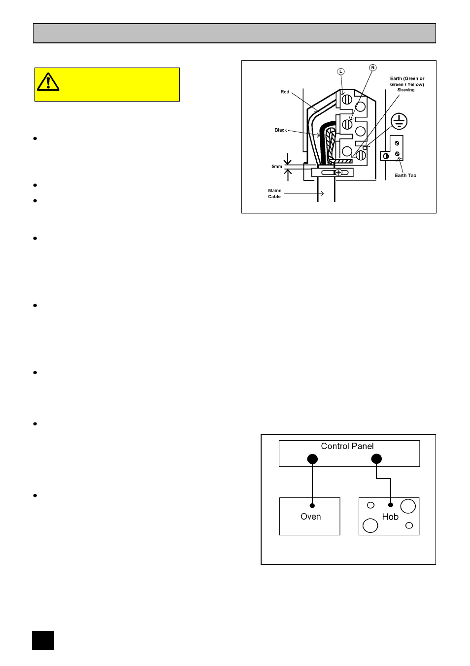 Installation instructions | Tricity Bendix E 750 User Manual | Page 48 / 56