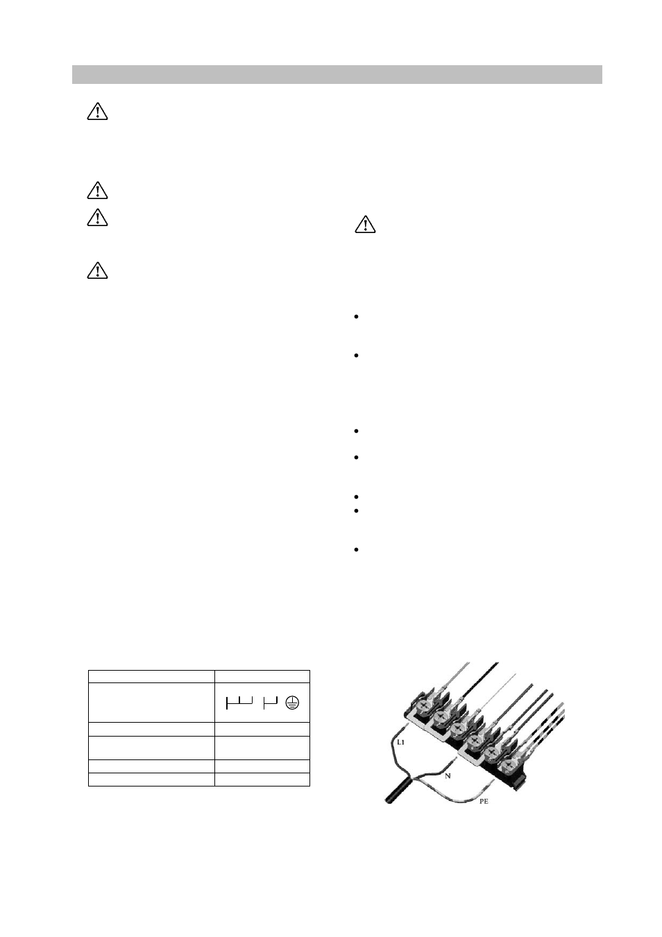 Electrical connections | Tricity Bendix SE 210 User Manual | Page 19 / 20