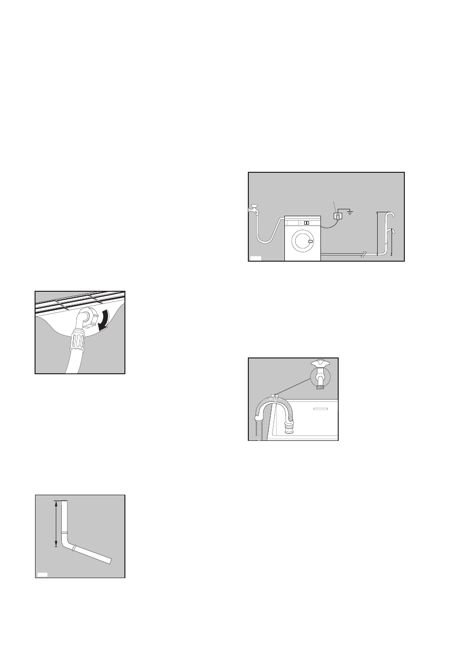 Water drainage, Important | Tricity Bendix AW 1253 W User Manual | Page 25 / 28