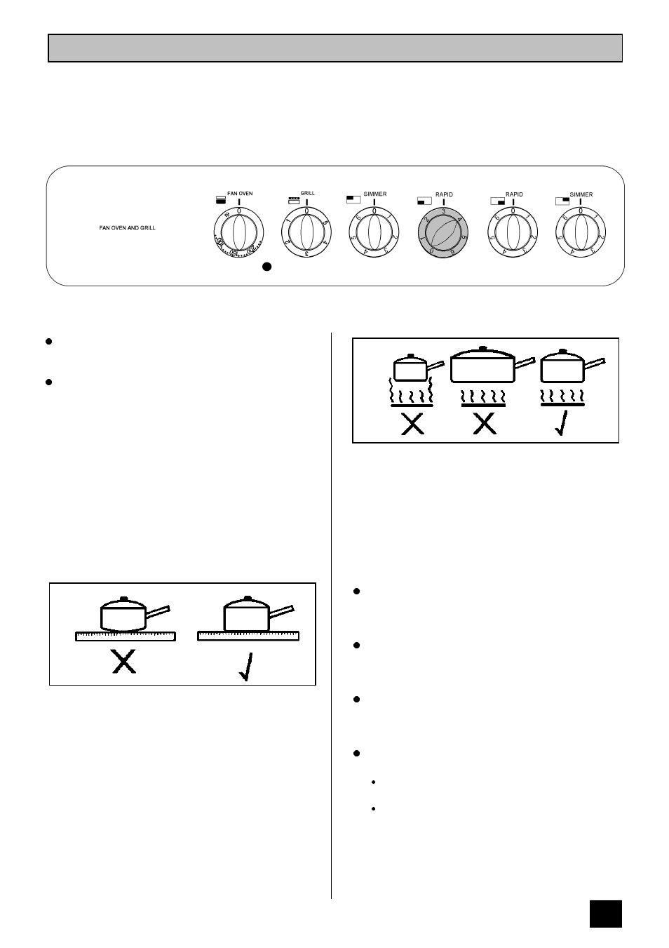 The sealed hotplates | Tricity Bendix CSIE316 User Manual | Page 11 / 32