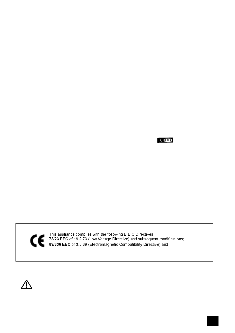 Installation instructions | Tricity Bendix UF406W User Manual | Page 15 / 24