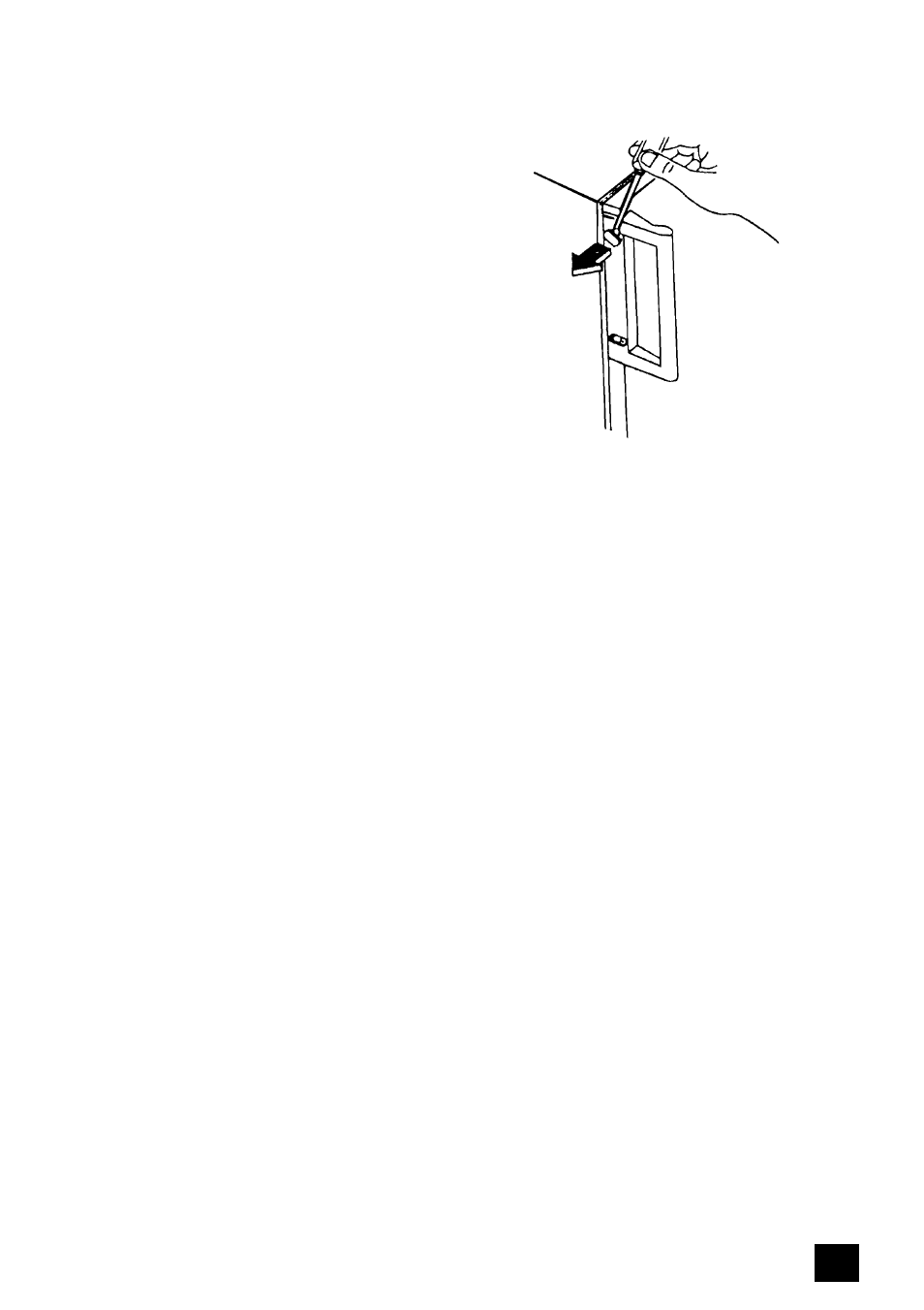 Side fixed handle change | Tricity Bendix UF406W User Manual | Page 19 / 24