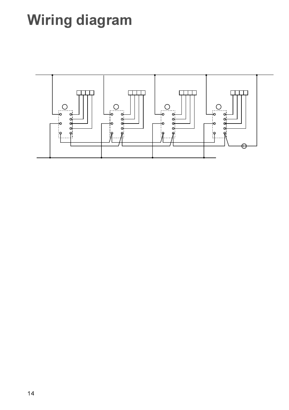 Wiring diagram | Tricity Bendix TBE 635 User Manual | Page 14 / 16