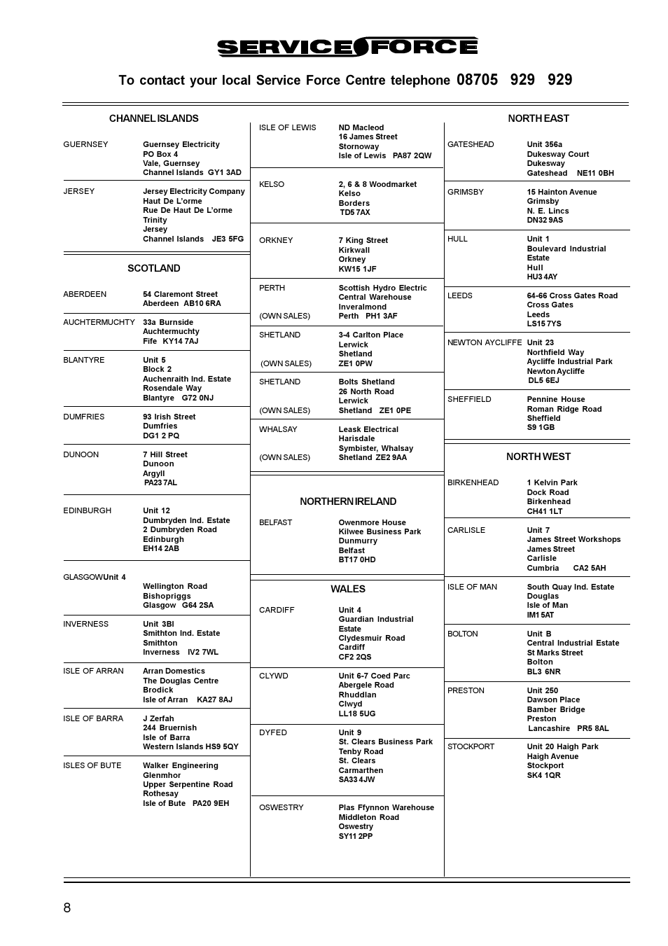 Tricity Bendix TBE 635 User Manual | Page 8 / 16