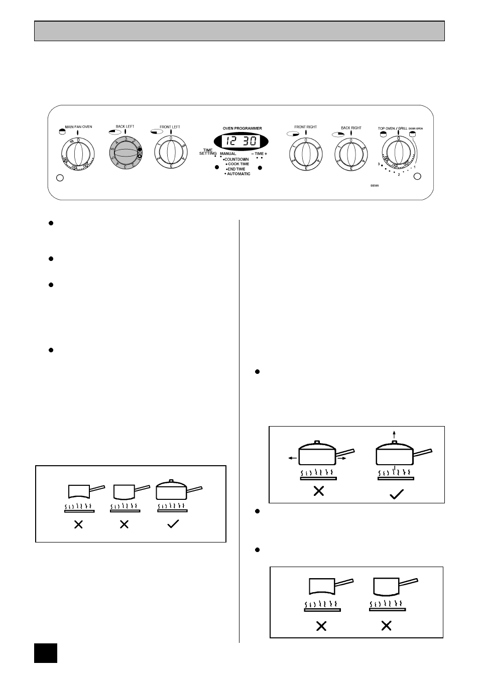 The ceramic hob | Tricity Bendix SIE 505 SSE/BZ User Manual | Page 14 / 36
