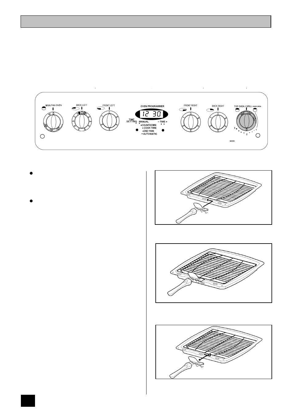 The grill | Tricity Bendix SIE 505 SSE/BZ User Manual | Page 16 / 36