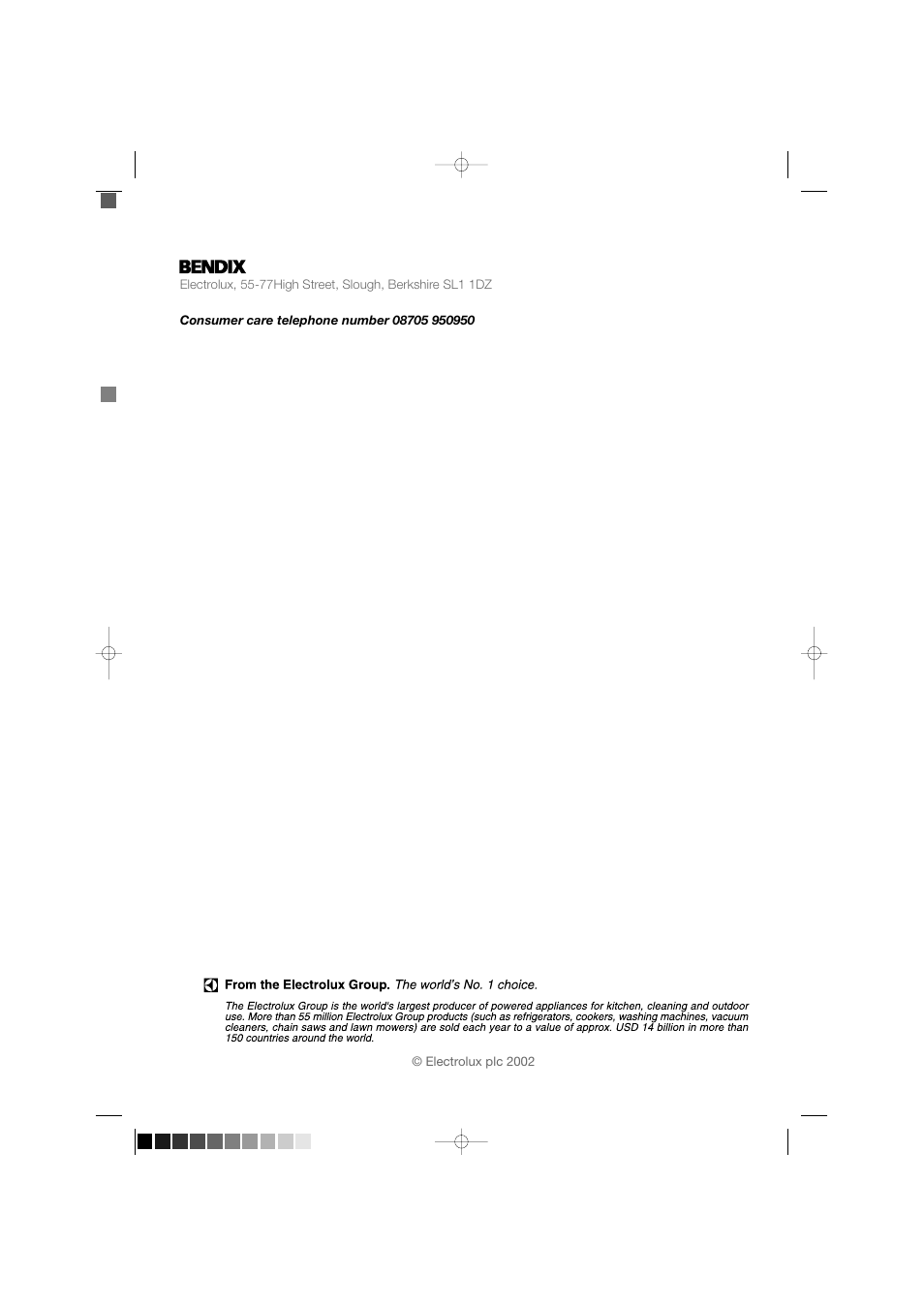 Tricity Bendix BIW 123 W User Manual | Page 27 / 27