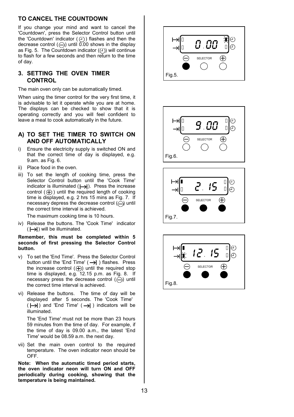 Tricity Bendix SE454 User Manual | Page 13 / 36
