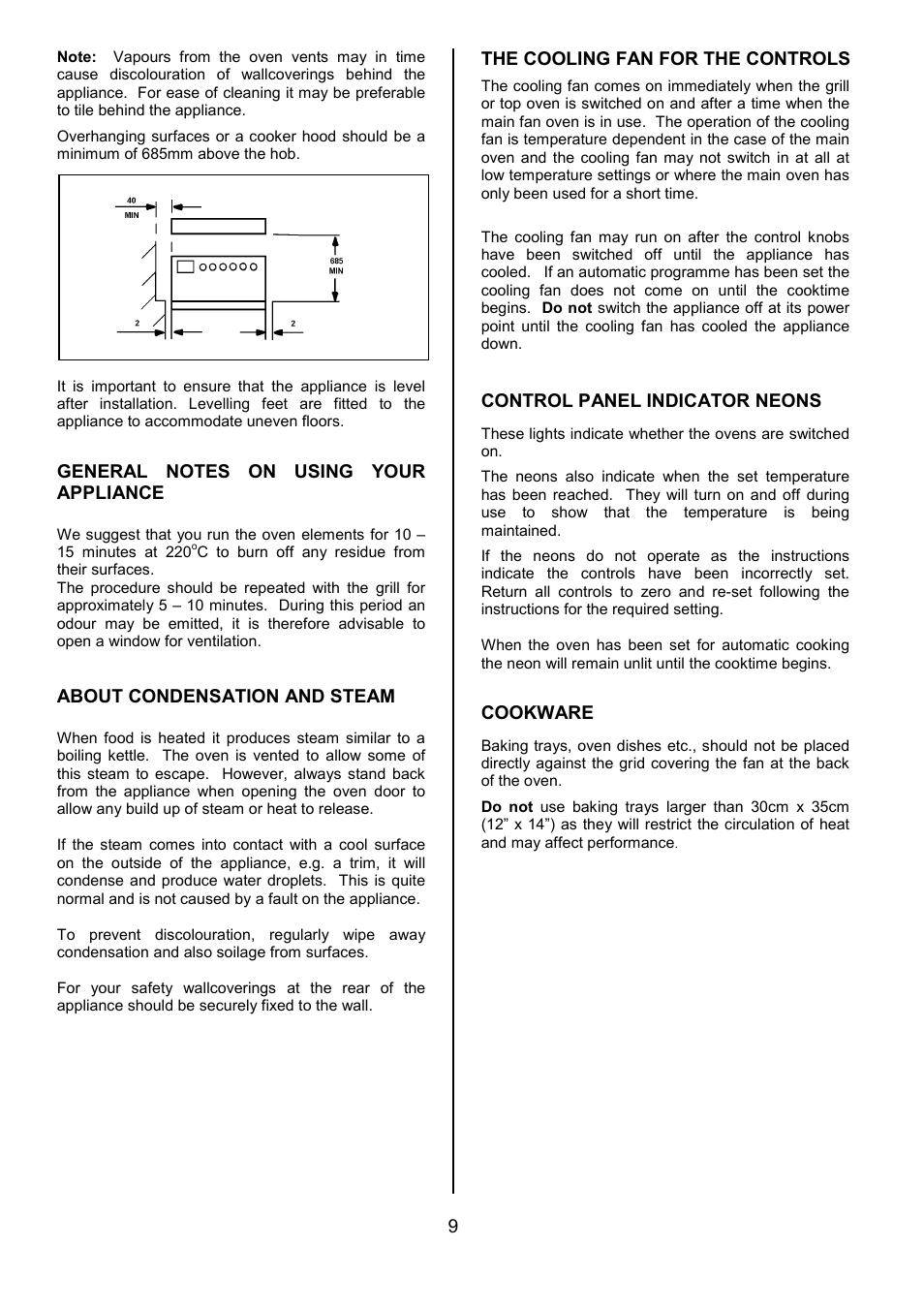 Tricity Bendix SE454 User Manual | Page 9 / 36
