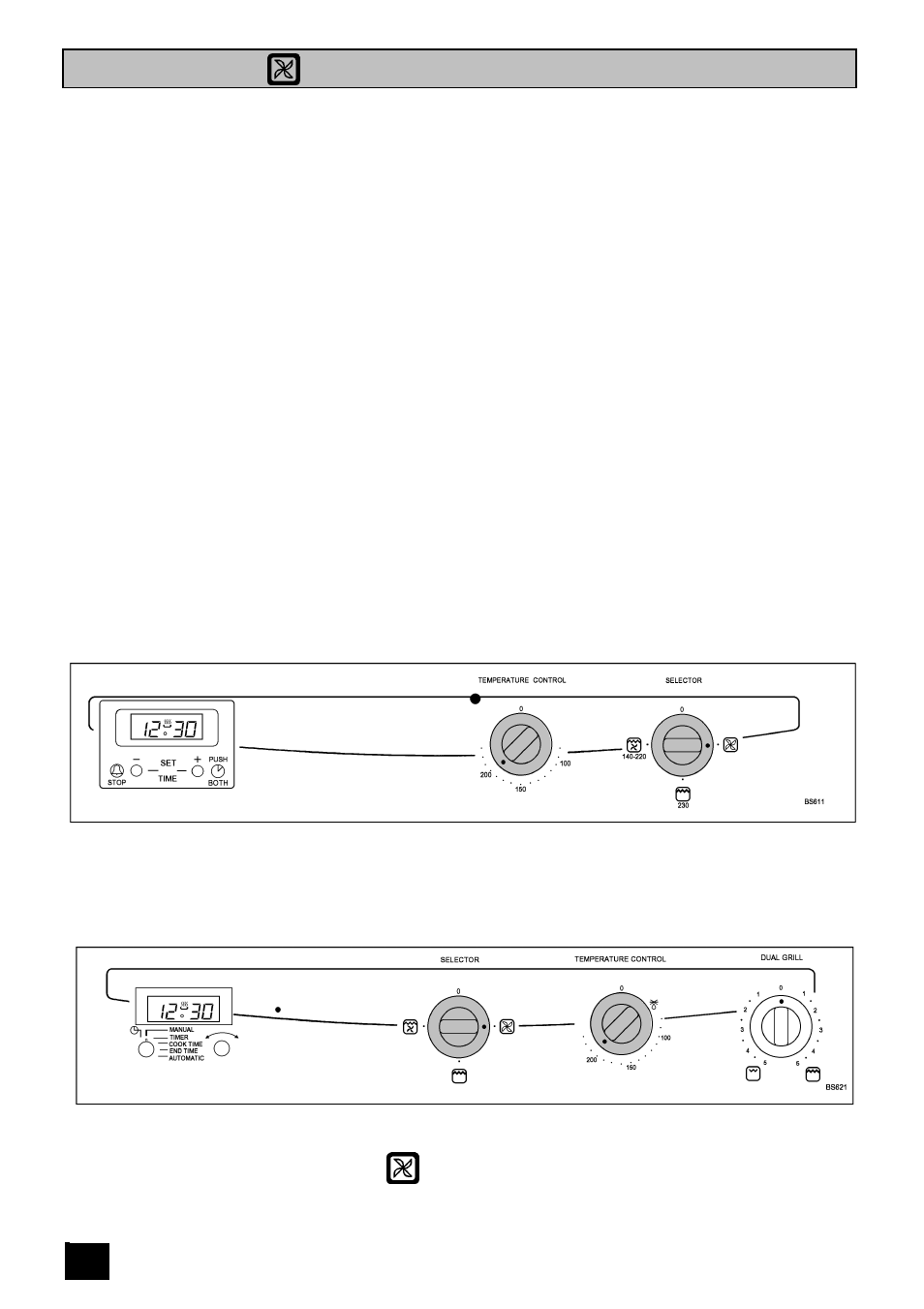 The fan oven | Tricity Bendix BS 611/BS 621 User Manual | Page 26 / 48