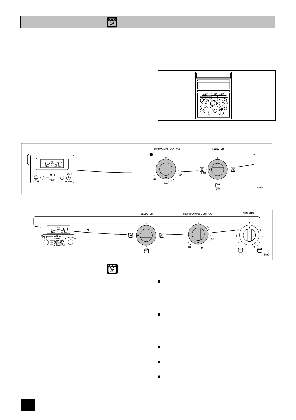 Thermal grilling | Tricity Bendix BS 611/BS 621 User Manual | Page 30 / 48