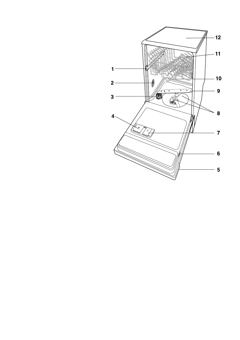 Description of the appliance | Tricity Bendix BDW 46 User Manual | Page 4 / 20