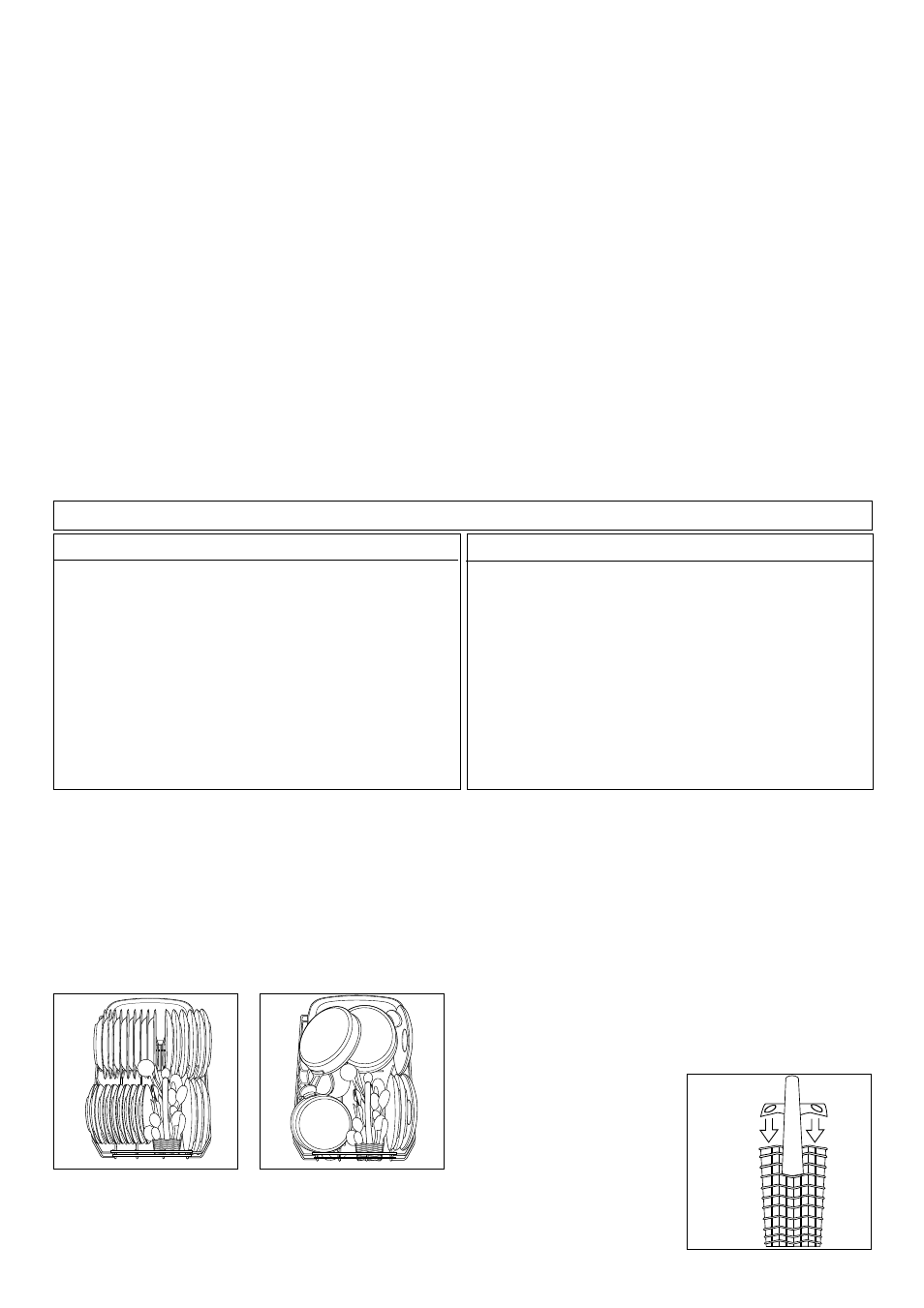 Loading cutlery and dishes, The lower basket, The cutlery basket | Tricity Bendix BDW 46 User Manual | Page 8 / 20
