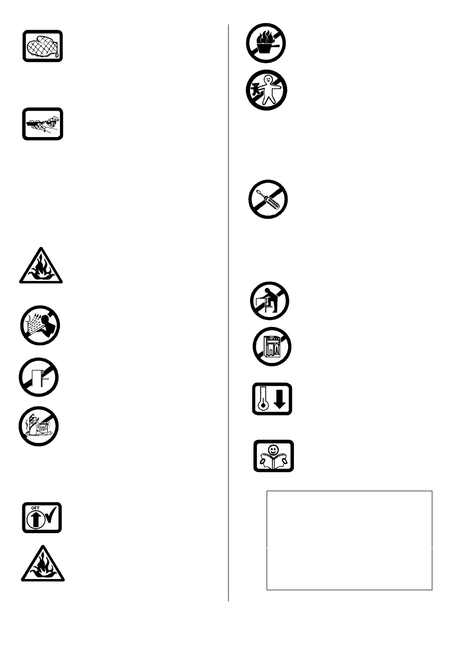 After use, General | Tricity Bendix SIE 225 User Manual | Page 7 / 24