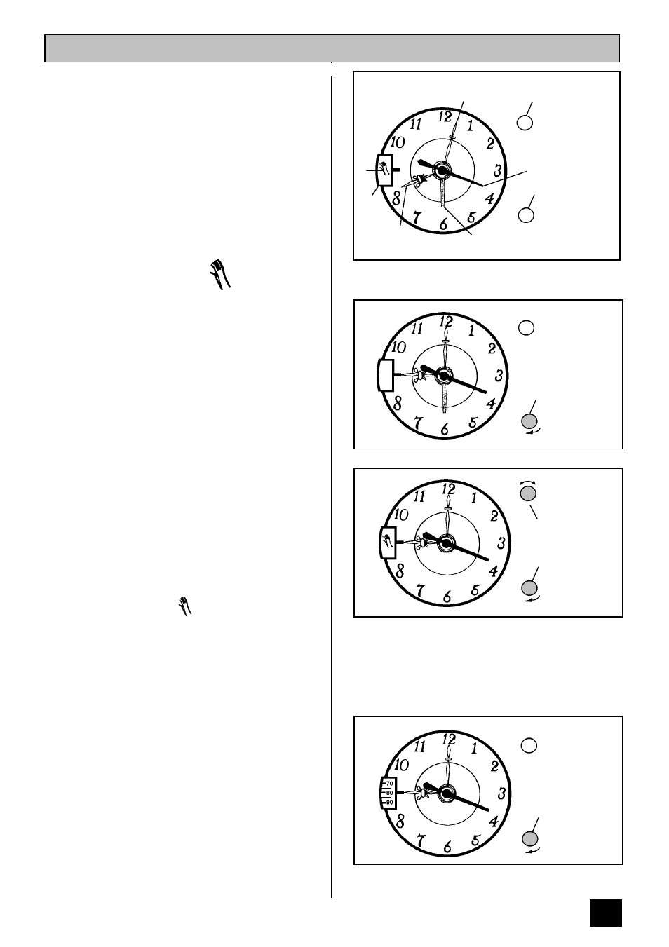The timer | Tricity Bendix SI 400GR User Manual | Page 11 / 32