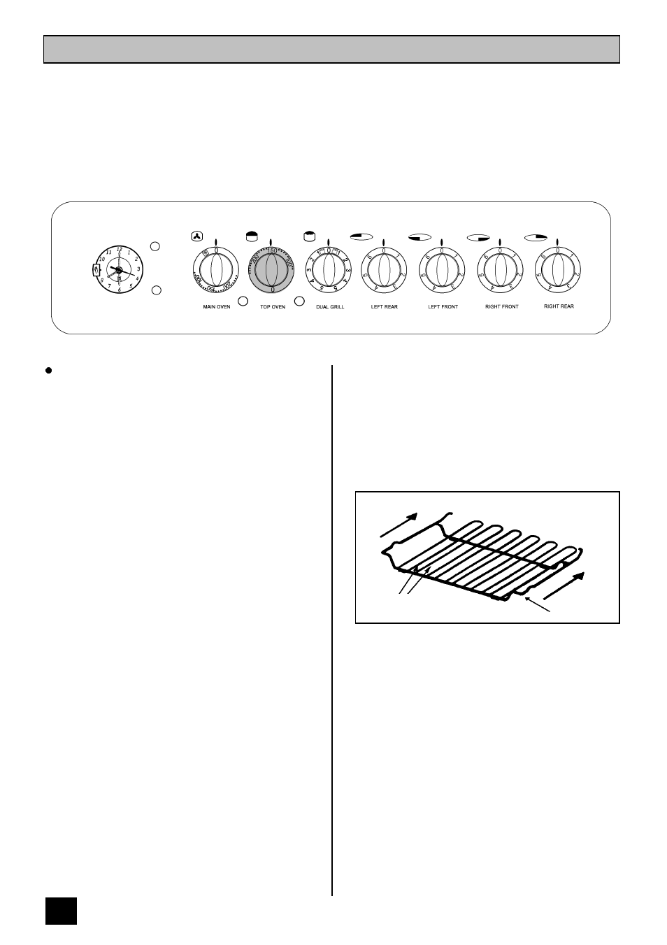 The top oven | Tricity Bendix SI 400GR User Manual | Page 18 / 32