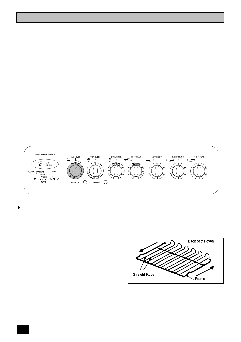 The main fan oven | Tricity Bendix SIE 530 User Manual | Page 20 / 36