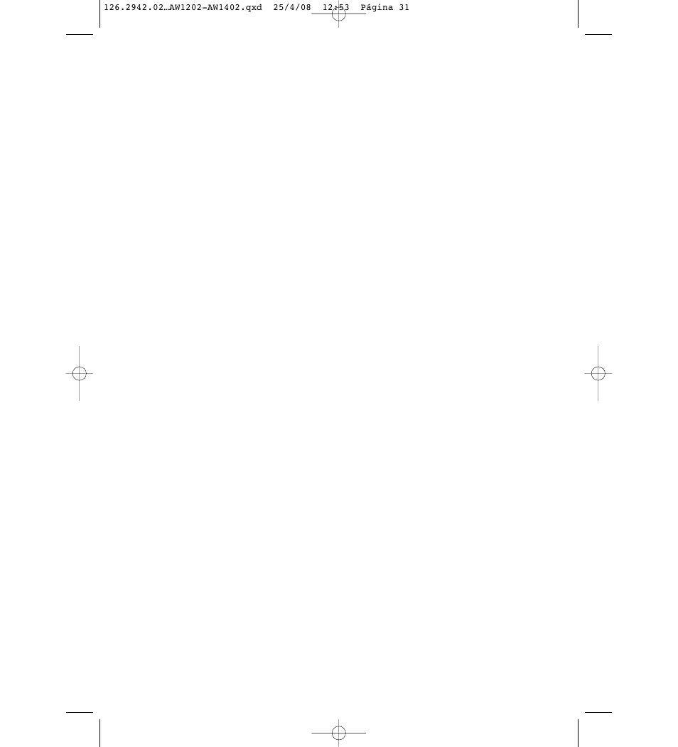 Tricity Bendix AW1402W User Manual | Page 31 / 32