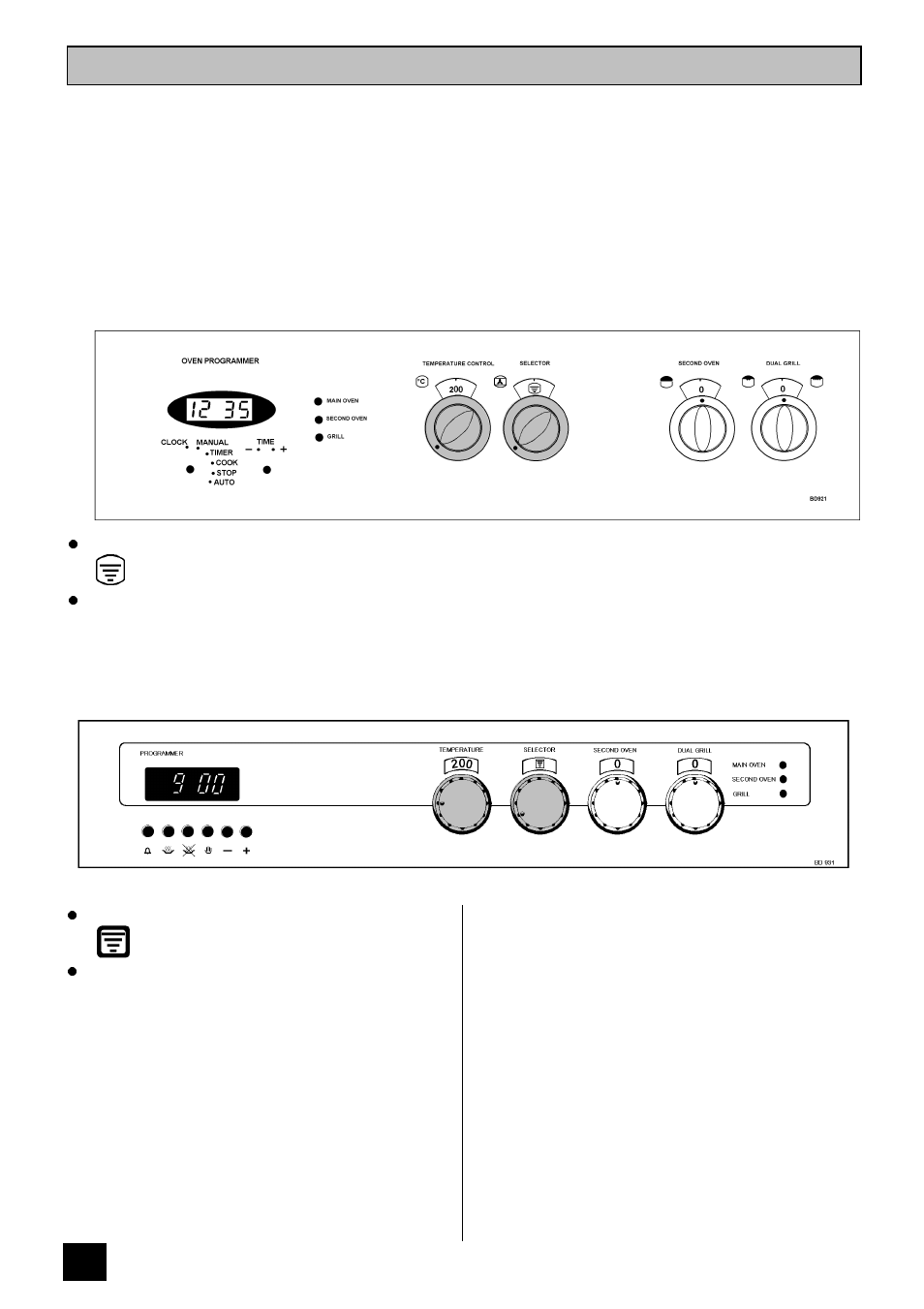 The zoned oven | Tricity Bendix BD 921/2 User Manual | Page 28 / 52