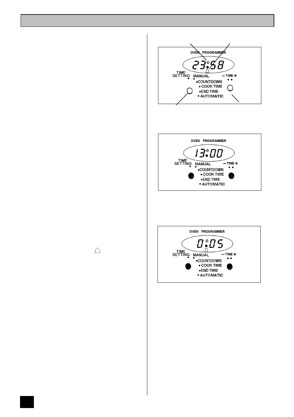 The timer | Tricity Bendix RE60 SS User Manual | Page 12 / 36