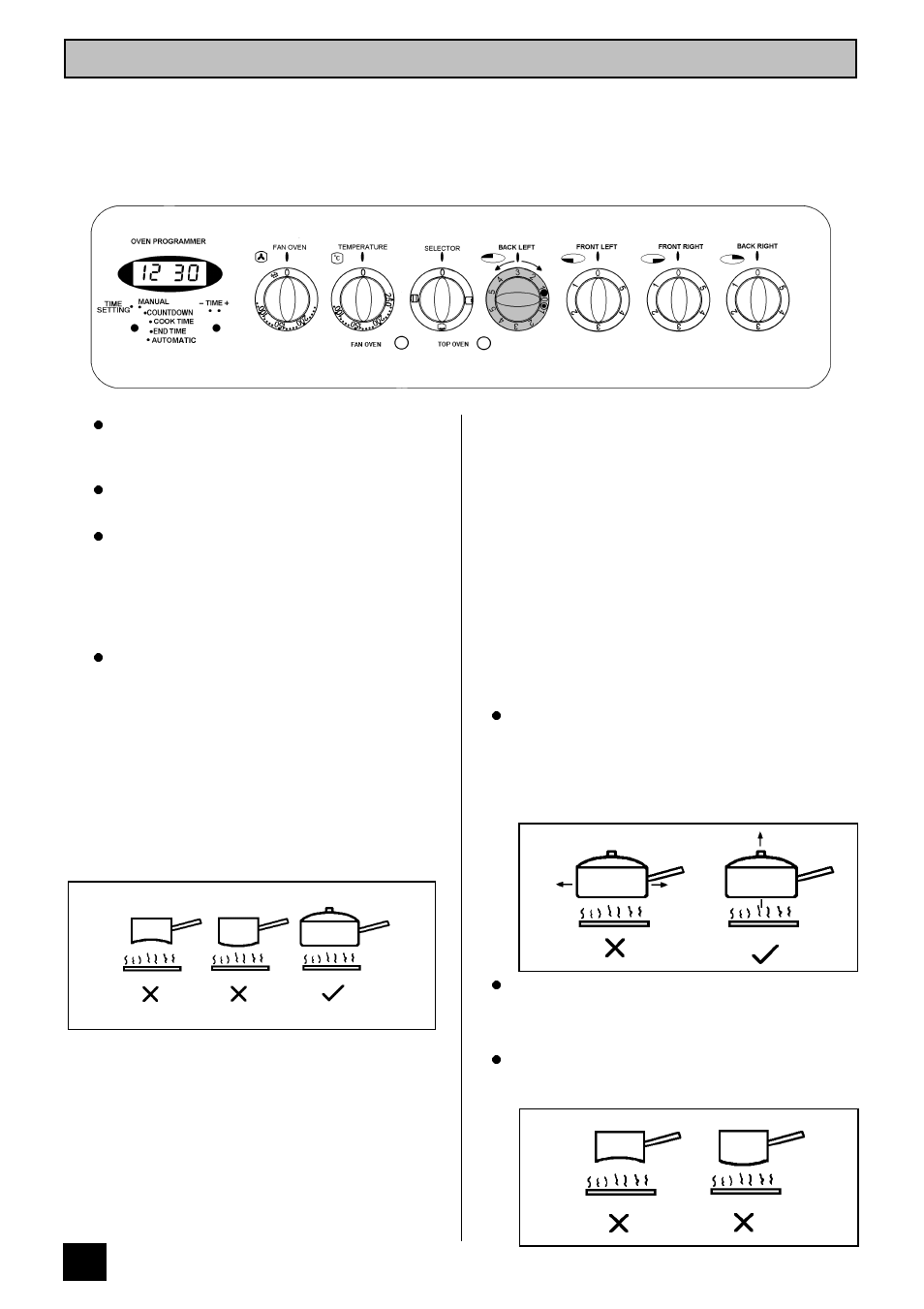 The ceramic hob | Tricity Bendix RE60 SS User Manual | Page 14 / 36