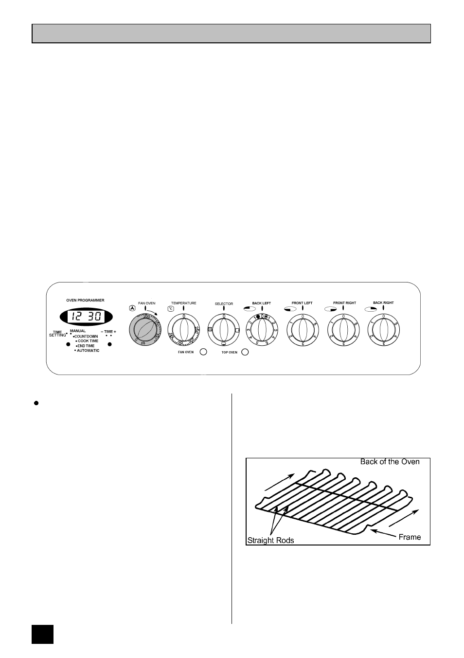 The main fan oven | Tricity Bendix RE60 SS User Manual | Page 20 / 36
