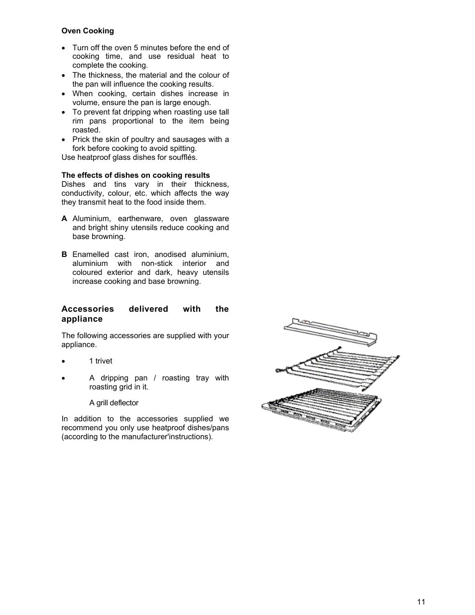 Tricity Bendix ESC 5061 W GB User Manual | Page 11 / 20