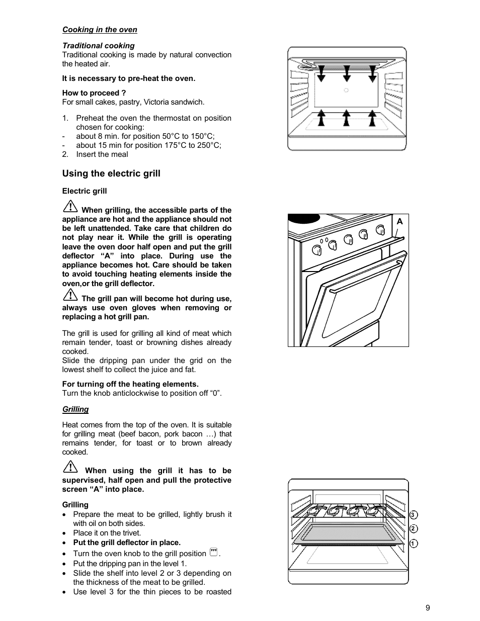 Tricity Bendix ESC 5061 W GB User Manual | Page 9 / 20