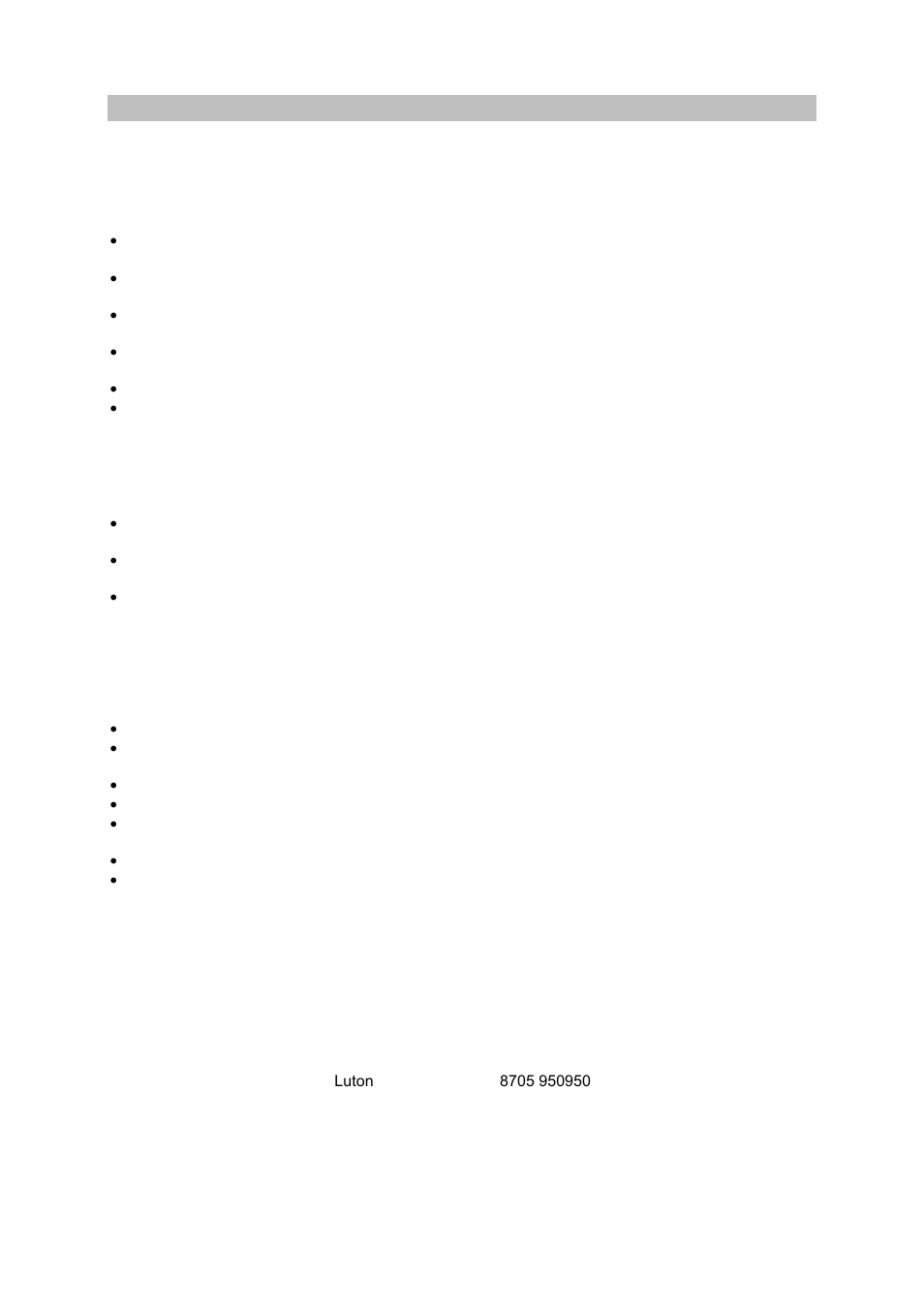 Guarantee conditions | Tricity Bendix SIG 233/1 User Manual | Page 17 / 28