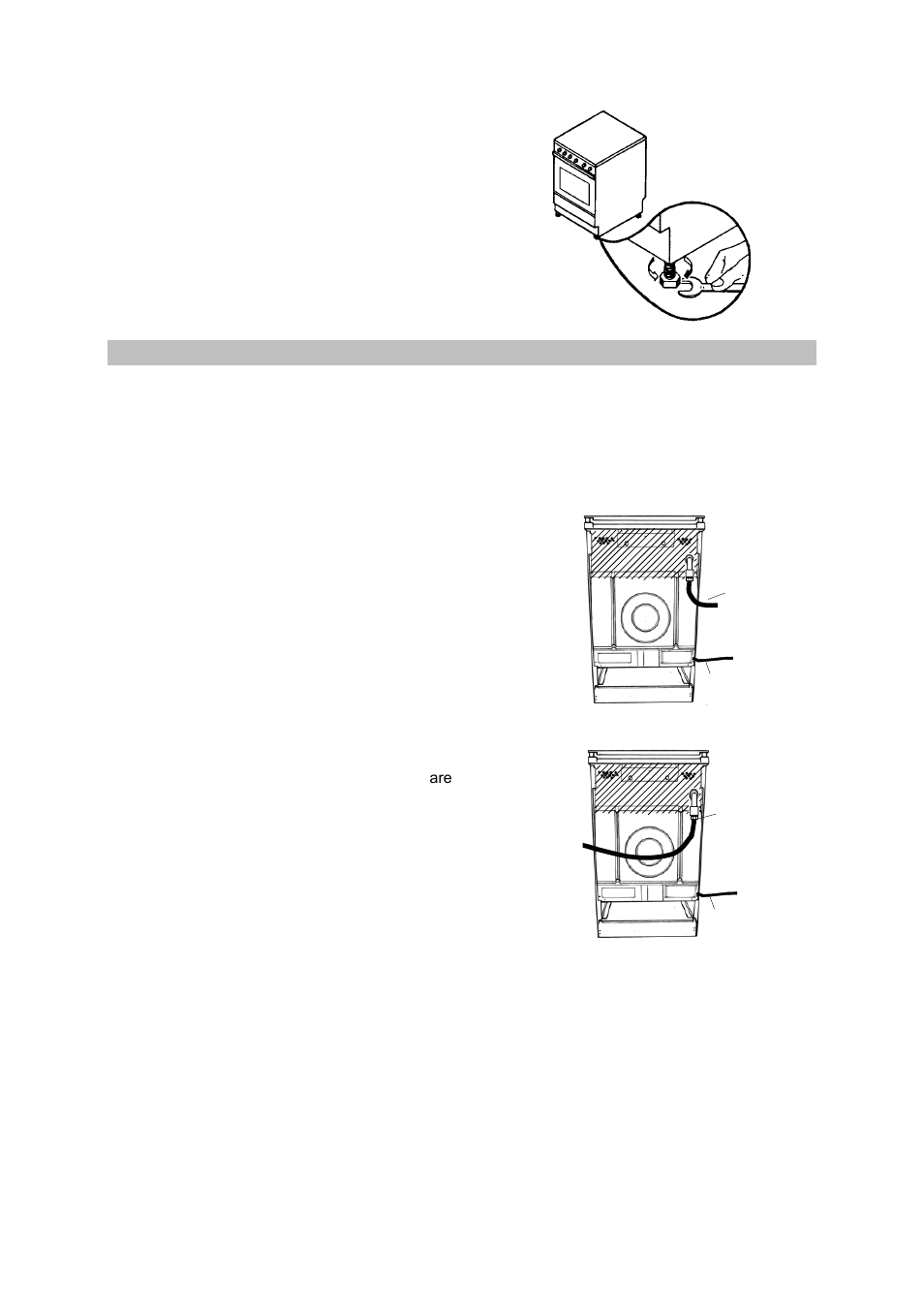 Gas connections | Tricity Bendix SIG 233/1 User Manual | Page 24 / 28