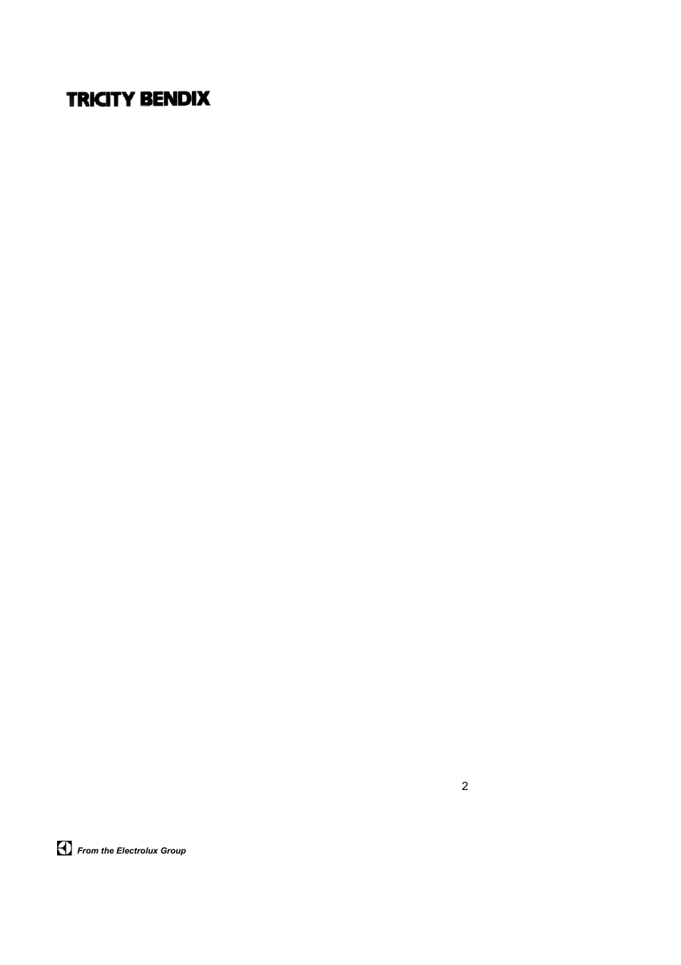 Tricity Bendix SIG 233/1 User Manual | Page 28 / 28
