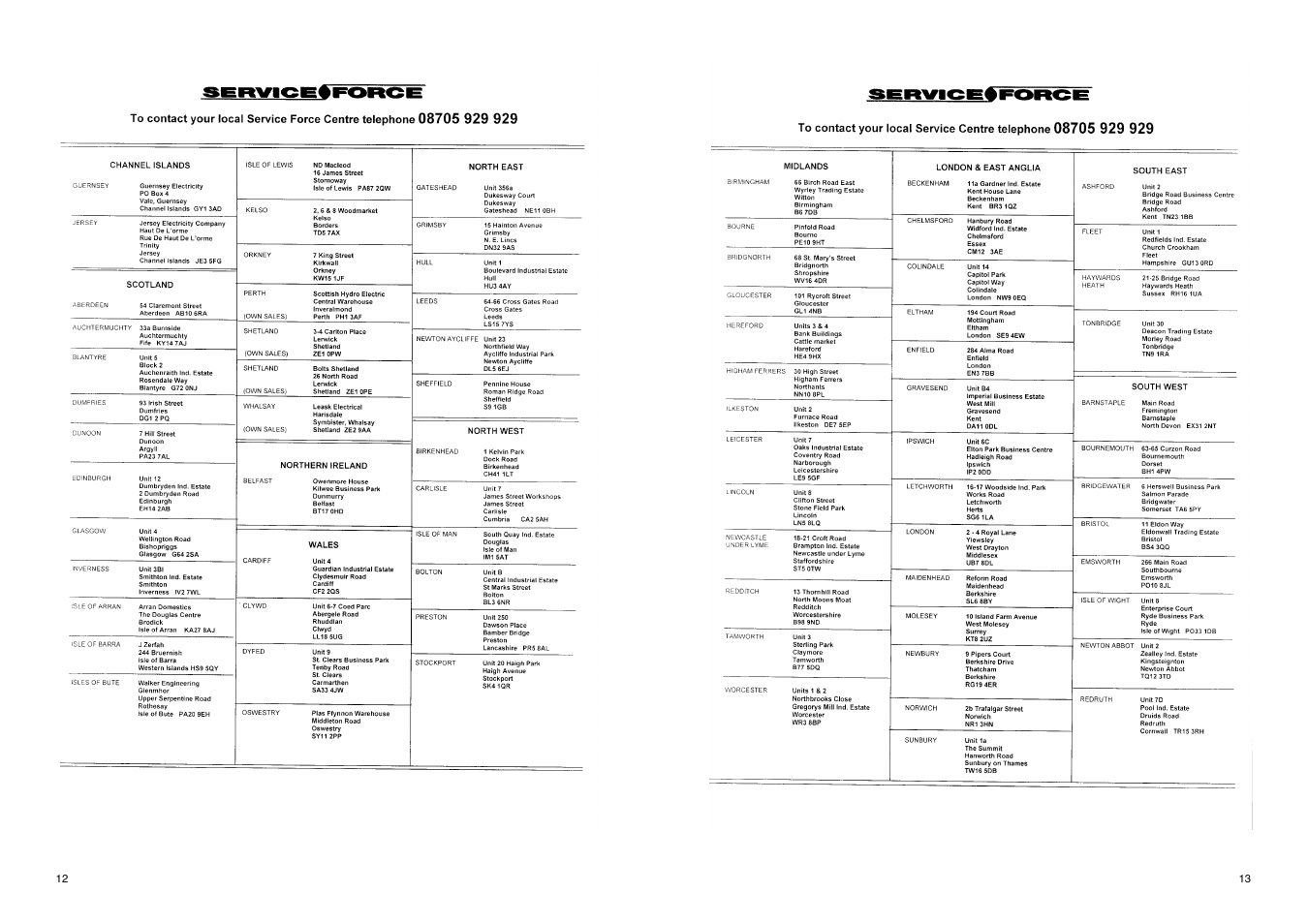 Tricity Bendix TBFF 73 User Manual | Page 12 / 24