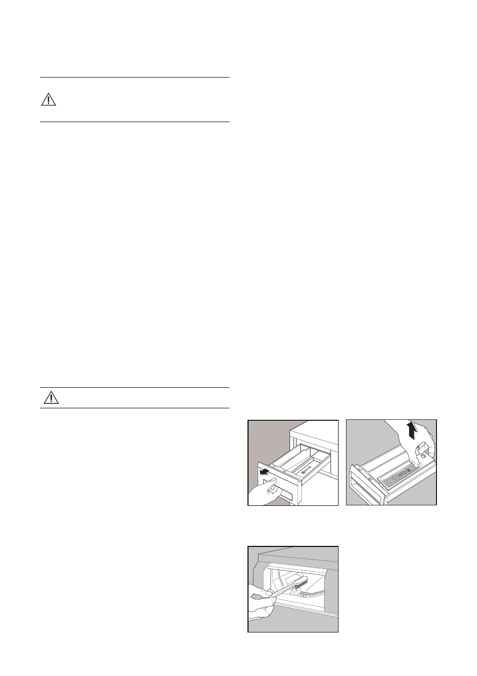 Maintenance and cleaning, Descaling, After each wash | External cleaning, Cleaning the dispenser drawer, Cleaning the drawer recess | Tricity Bendix TB1000 W User Manual | Page 18 / 29