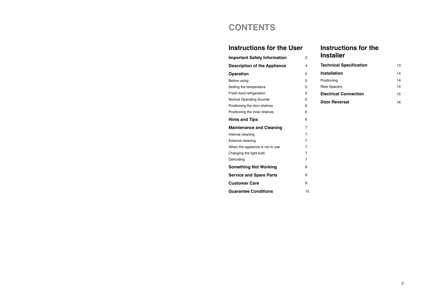 Tricity Bendix TB 80 L User Manual | Page 19 / 20