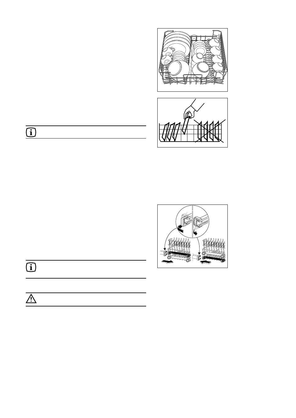 The upper basket, Adjusting the height of the upper basket | Tricity Bendix TBDW 41 User Manual | Page 6 / 20