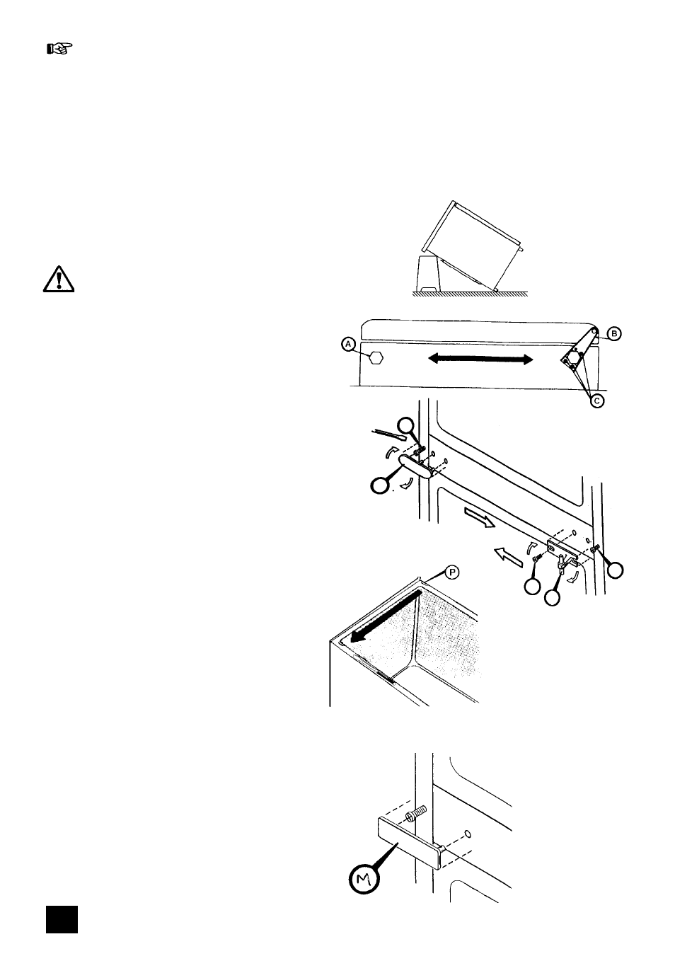 Door reversal | Tricity Bendix FD106W User Manual | Page 20 / 24