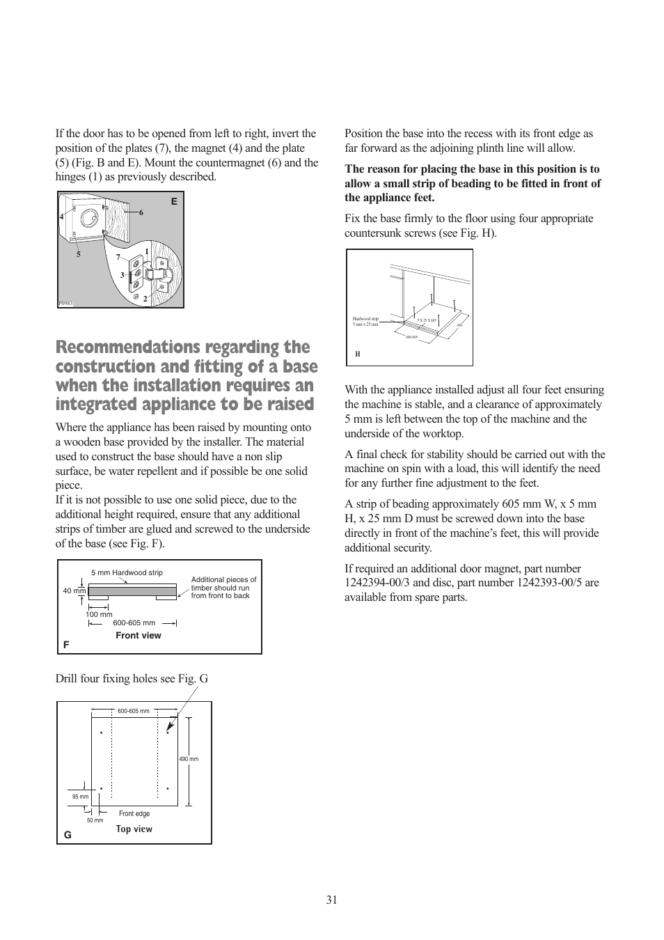 Tricity Bendix TBWD 1210 User Manual | Page 31 / 32