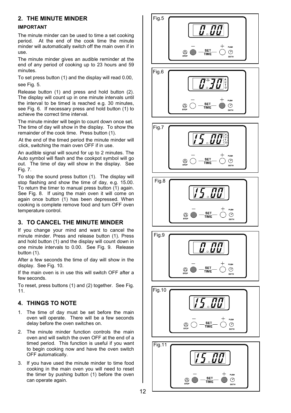 Tricity Bendix SE340 User Manual | Page 12 / 32