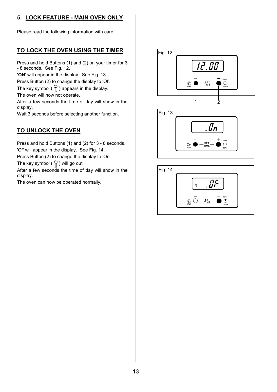 Tricity Bendix SE340 User Manual | Page 13 / 32