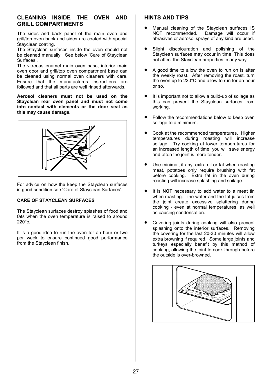 Tricity Bendix SE340 User Manual | Page 27 / 32