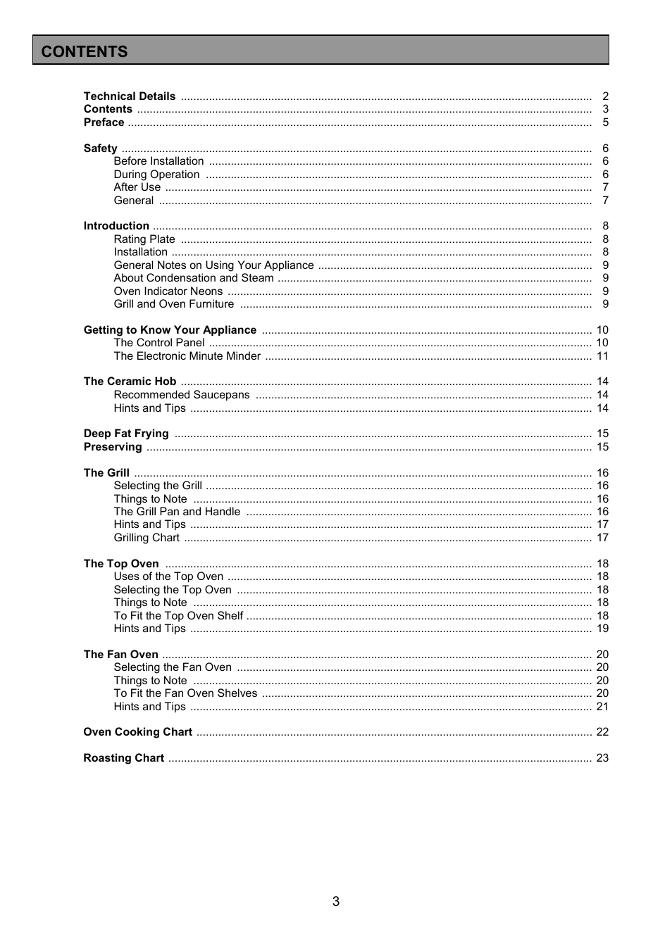 Tricity Bendix SE340 User Manual | Page 3 / 32