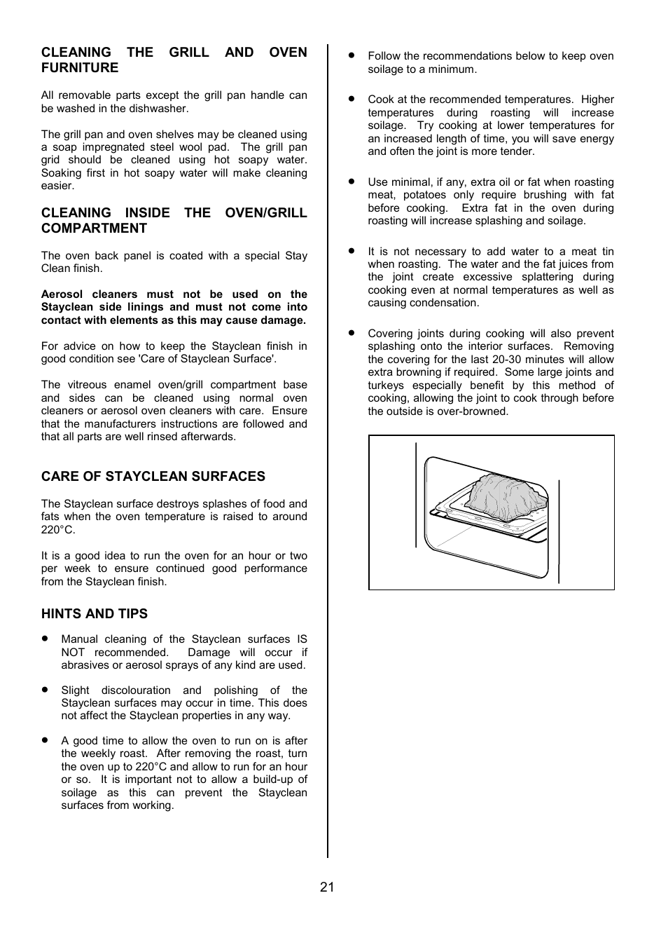 Tricity Bendix SIE 252 User Manual | Page 21 / 28