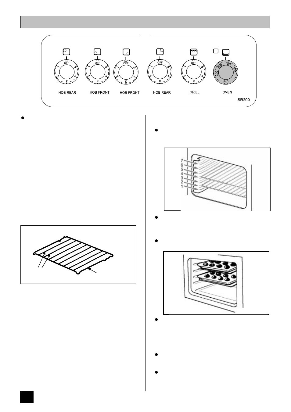 The oven | Tricity Bendix SB 200 User Manual | Page 14 / 24