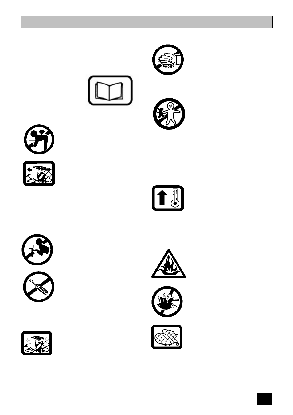 Safety | Tricity Bendix SB 200 User Manual | Page 5 / 24